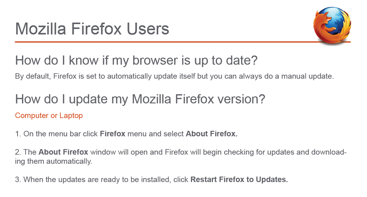 Mozilla firefox users